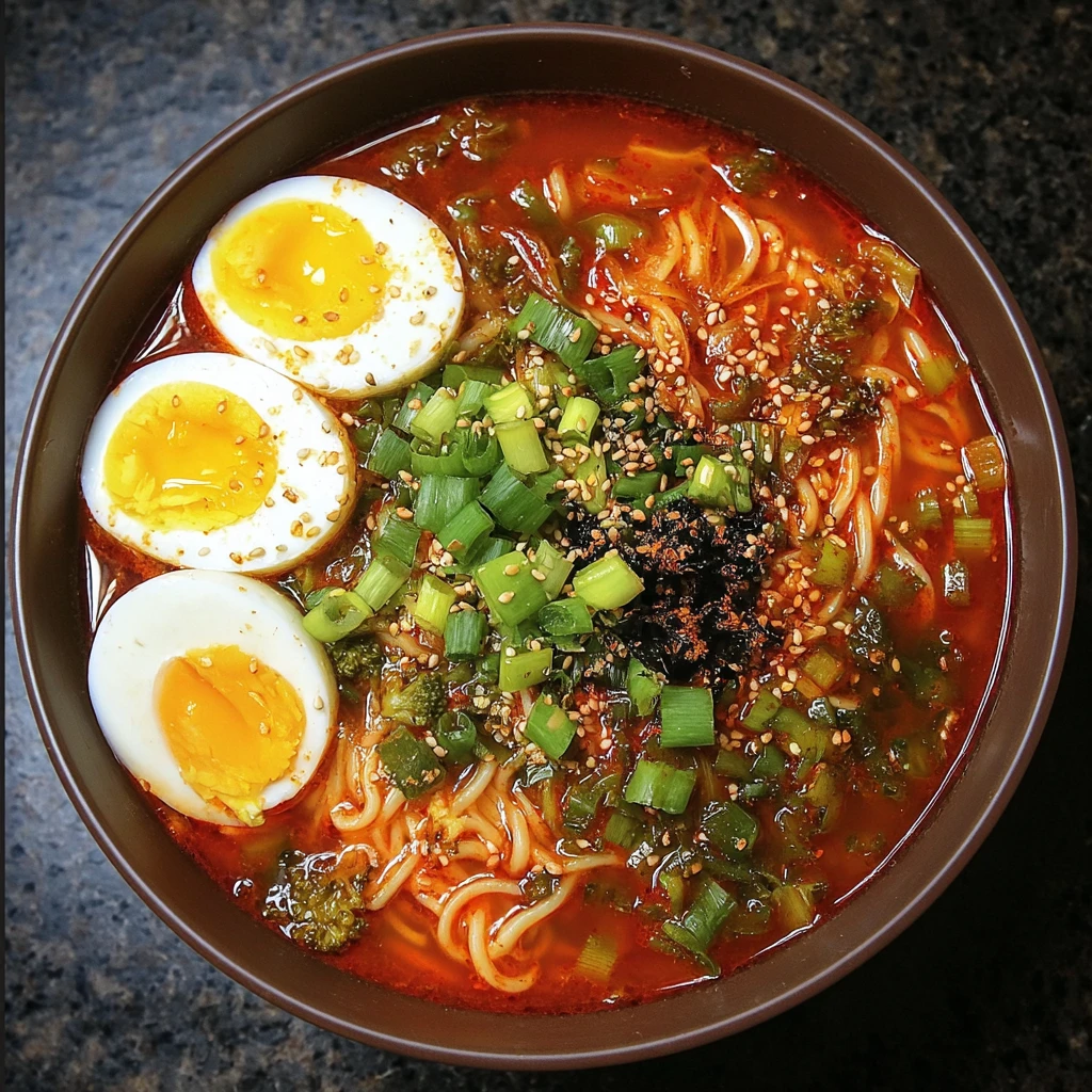 Spicy Gochujang Noodle Soup