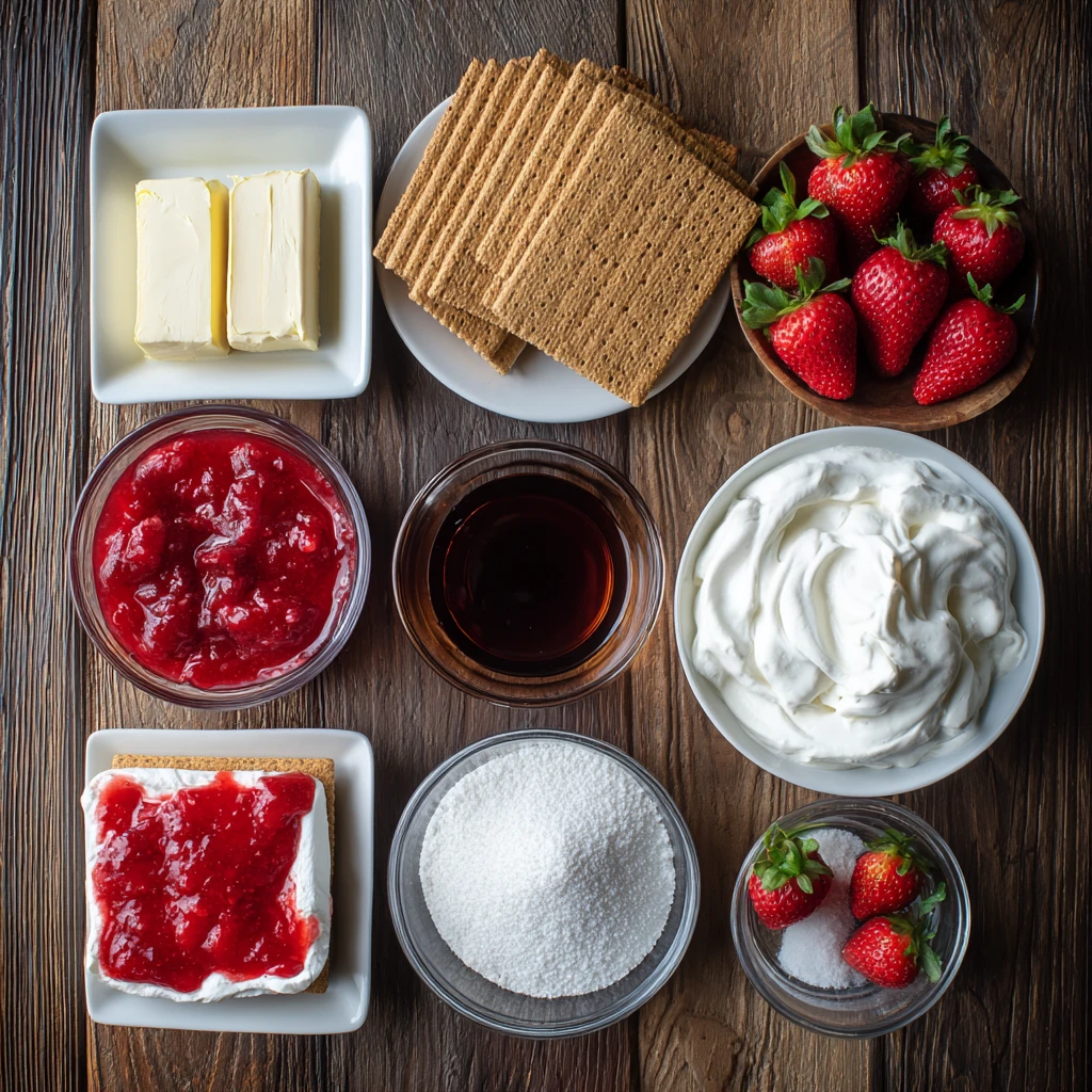 Strawberry Cheesecake Lasagna