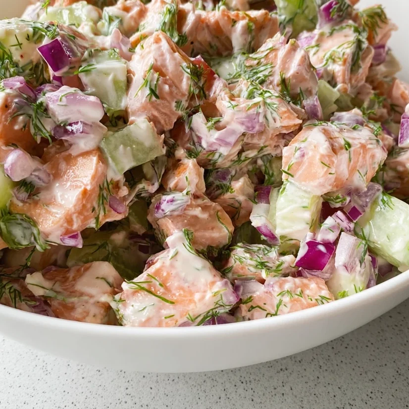 Zesty Citrus Salmon Salad Top Seafood Sensation