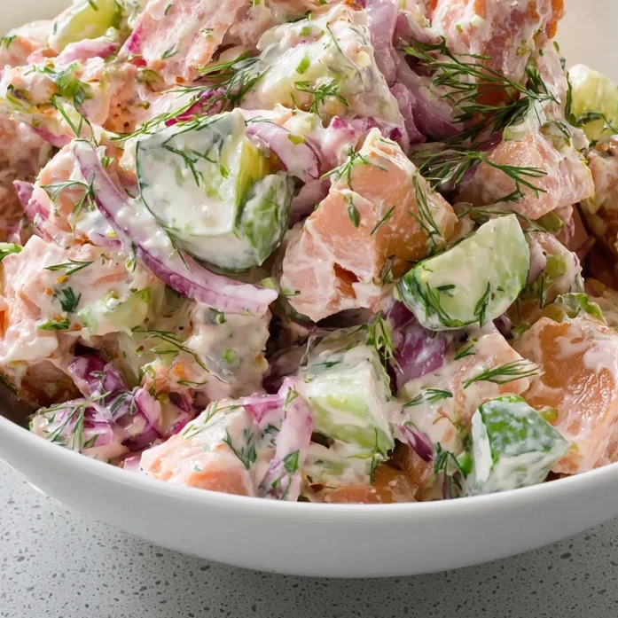 Zesty Citrus Salmon Salad Top Seafood Sensation
