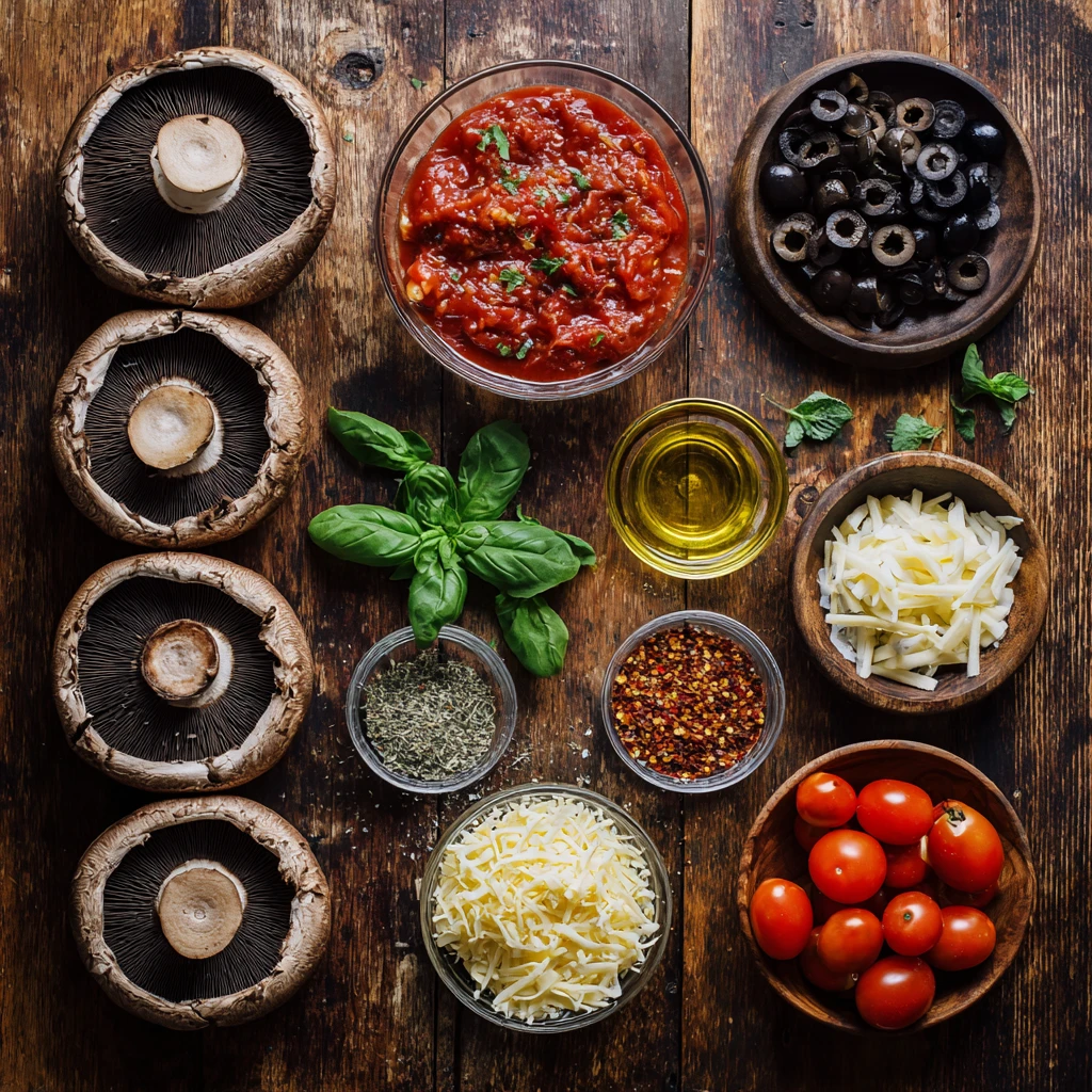 10minute Portobello Mushroom Pizza