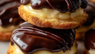 Boston Cream Pie Cookie Bites Mini Dessert Recipe