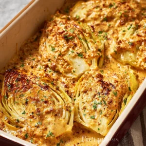 Creamy Garlic Butter Melting Cabbage