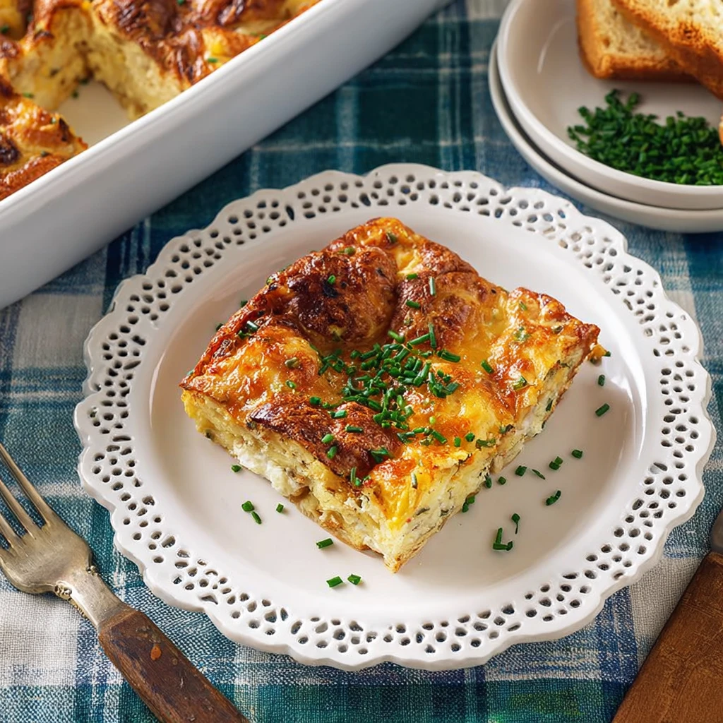 Croissant Breakfast Casserole