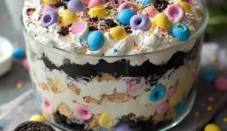 Easter Oreo Cookie Casserole