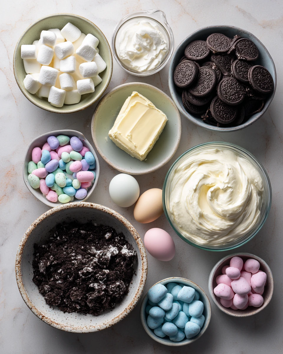 Easter Oreo Cookie Casserole