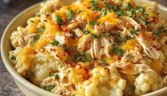 Healthy Chicken Cauliflower Casserole