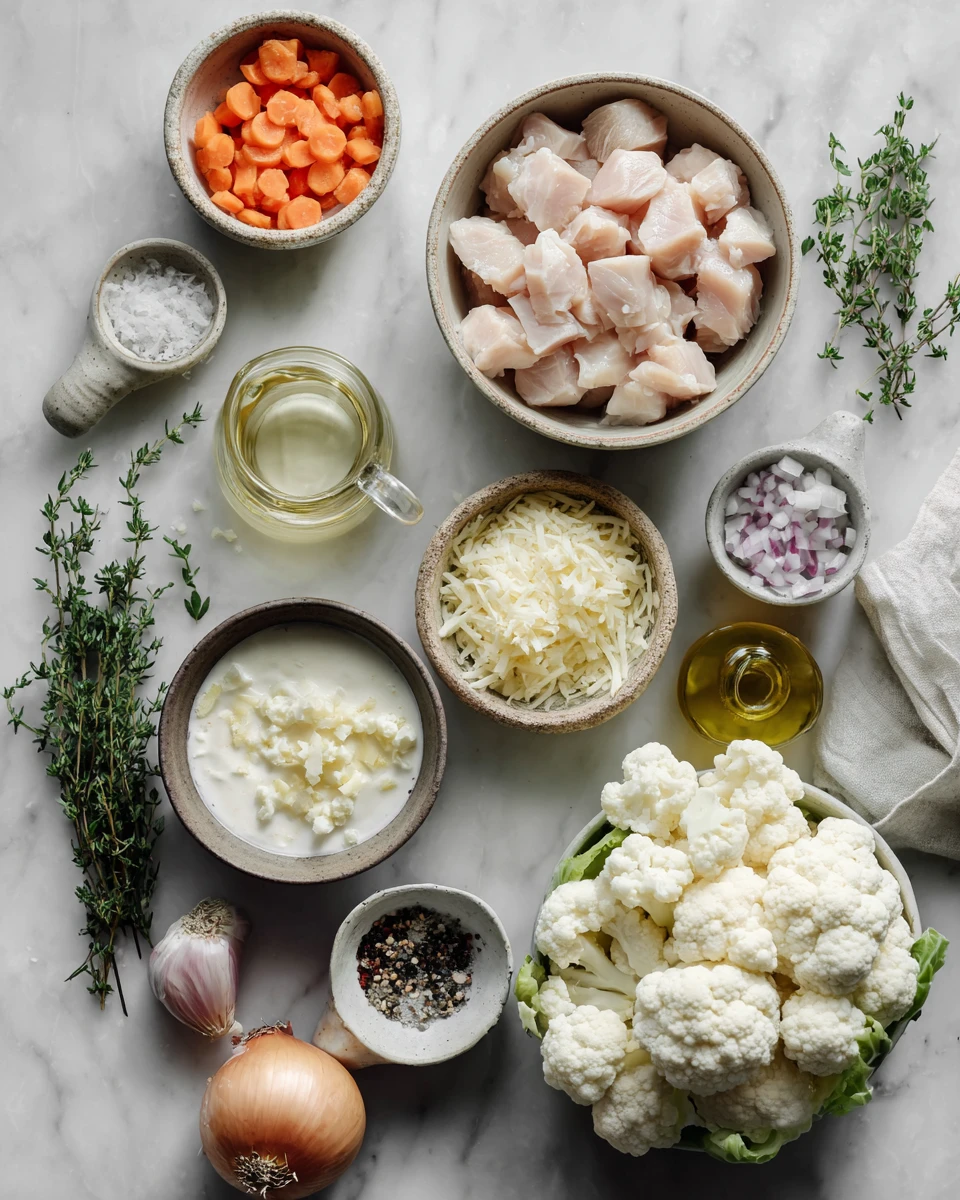Healthy Chicken Cauliflower Casserole