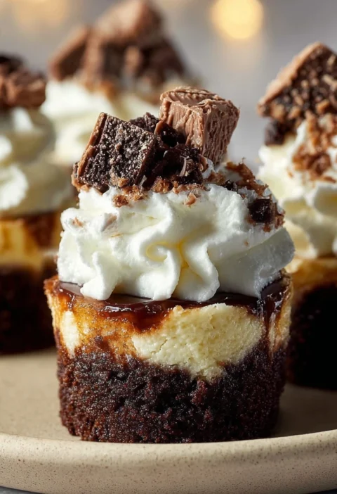 Loaded Brownie Cheesecake Cups