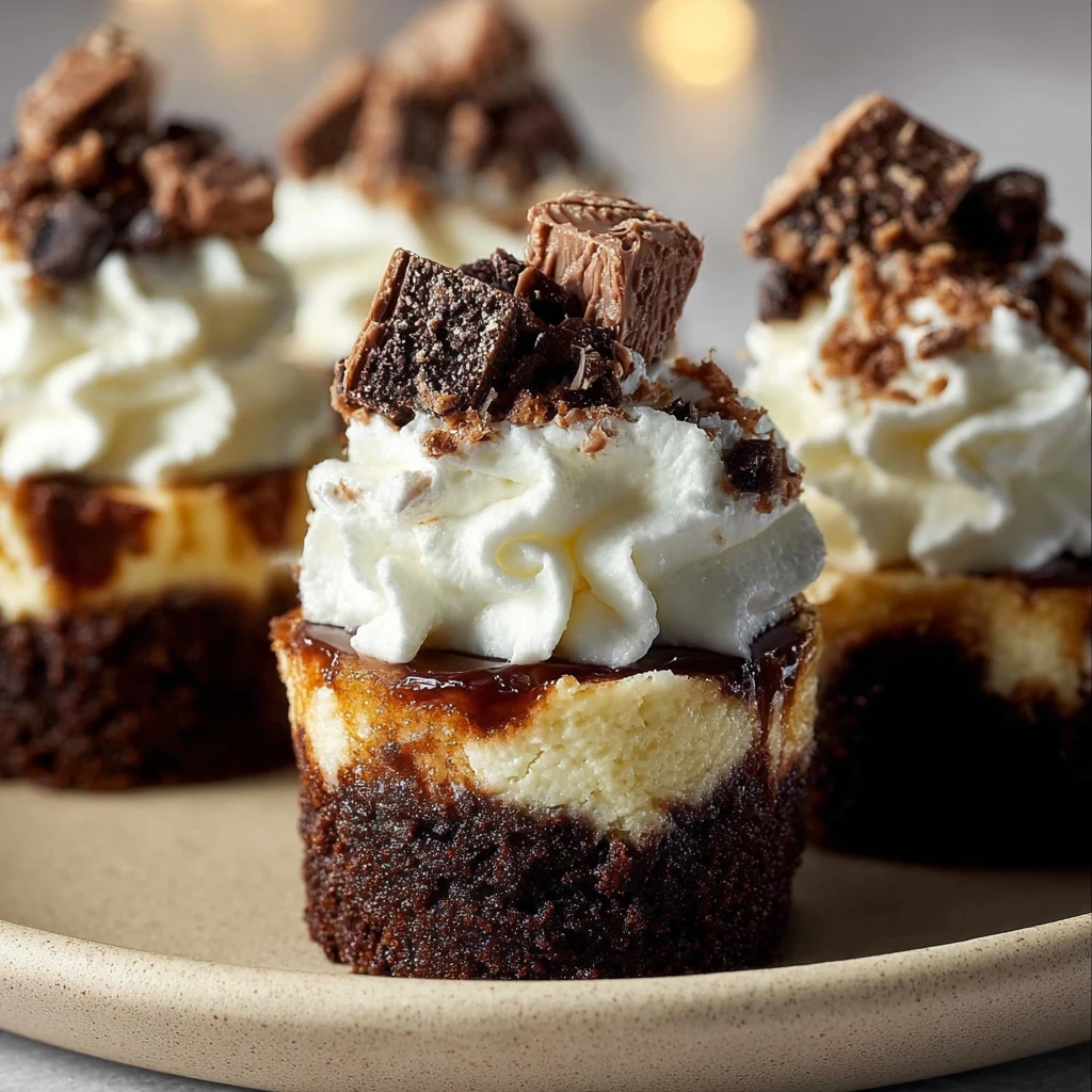 Loaded Brownie Cheesecake Cups