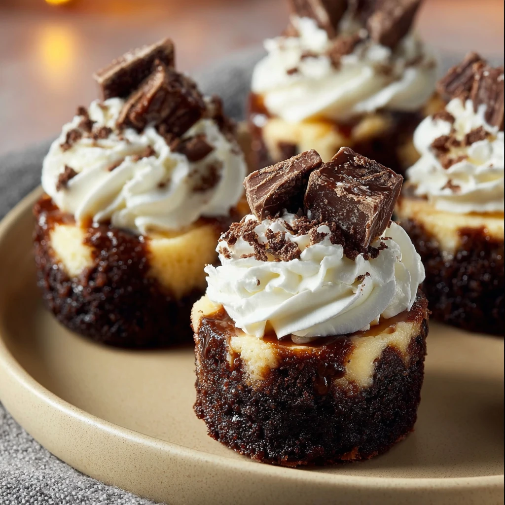 Loaded Brownie Cheesecake Cups