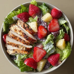 Panera Strawberry Poppyseed Salad