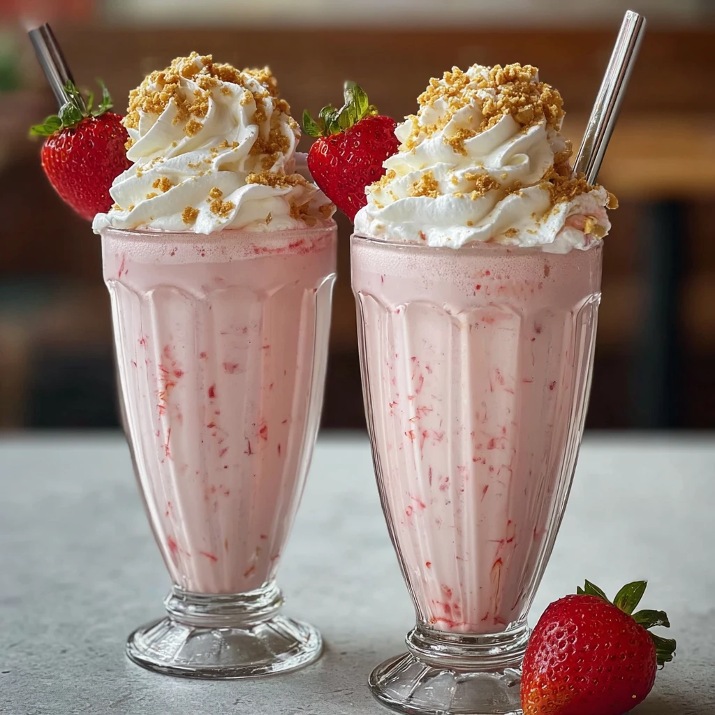 Strawberry Cheesecake Milkshake – Easy Creamy Dessert Drink