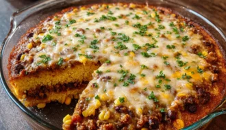 Texas Tamale Pie Casserole Cheesy Cornbread
