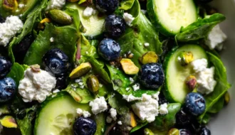 Blueberry Pistachio Spring Salad