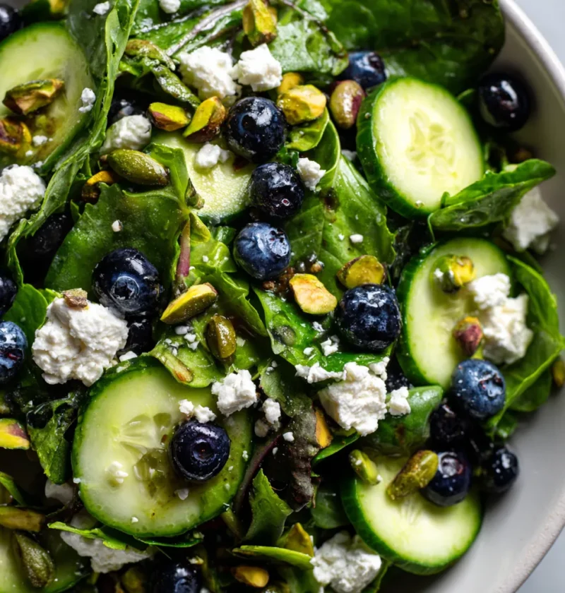 Blueberry Pistachio Spring Salad