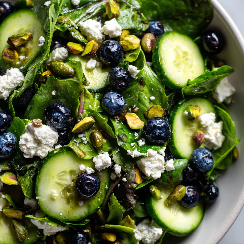 Blueberry Pistachio Spring Salad