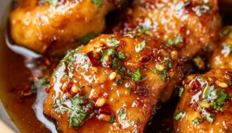 Honey Garlic Chicken Thighs