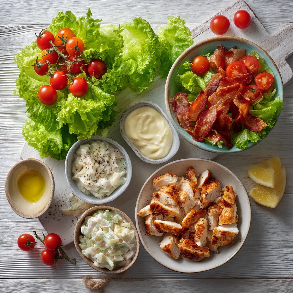 Quick and Easy BLT Chicken Salad
