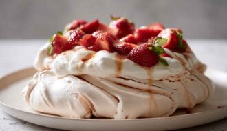 Strawberry Pavlova
