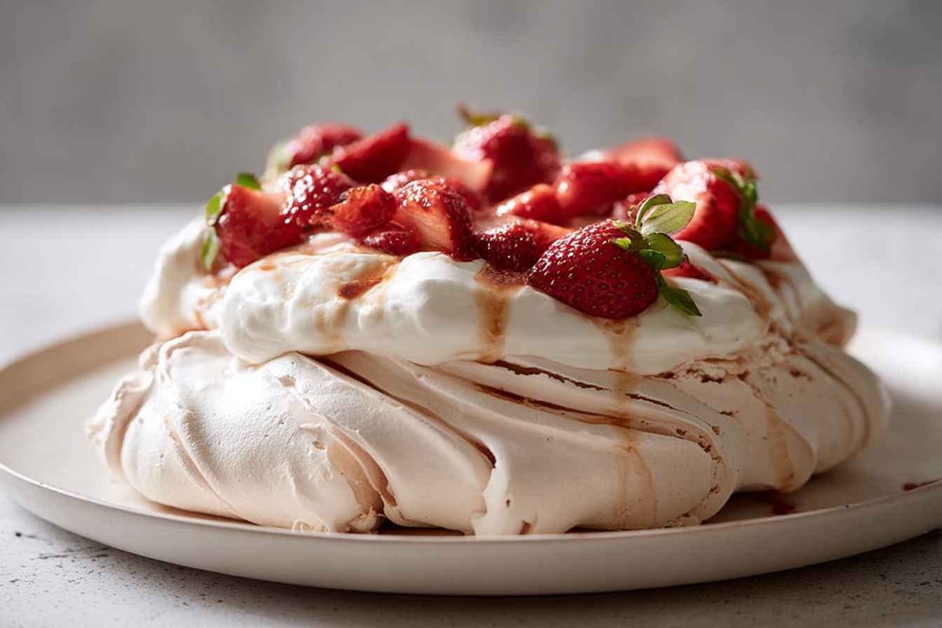 Strawberry Pavlova