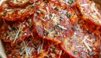 Air Fryer Pepperoni Pizza Chips