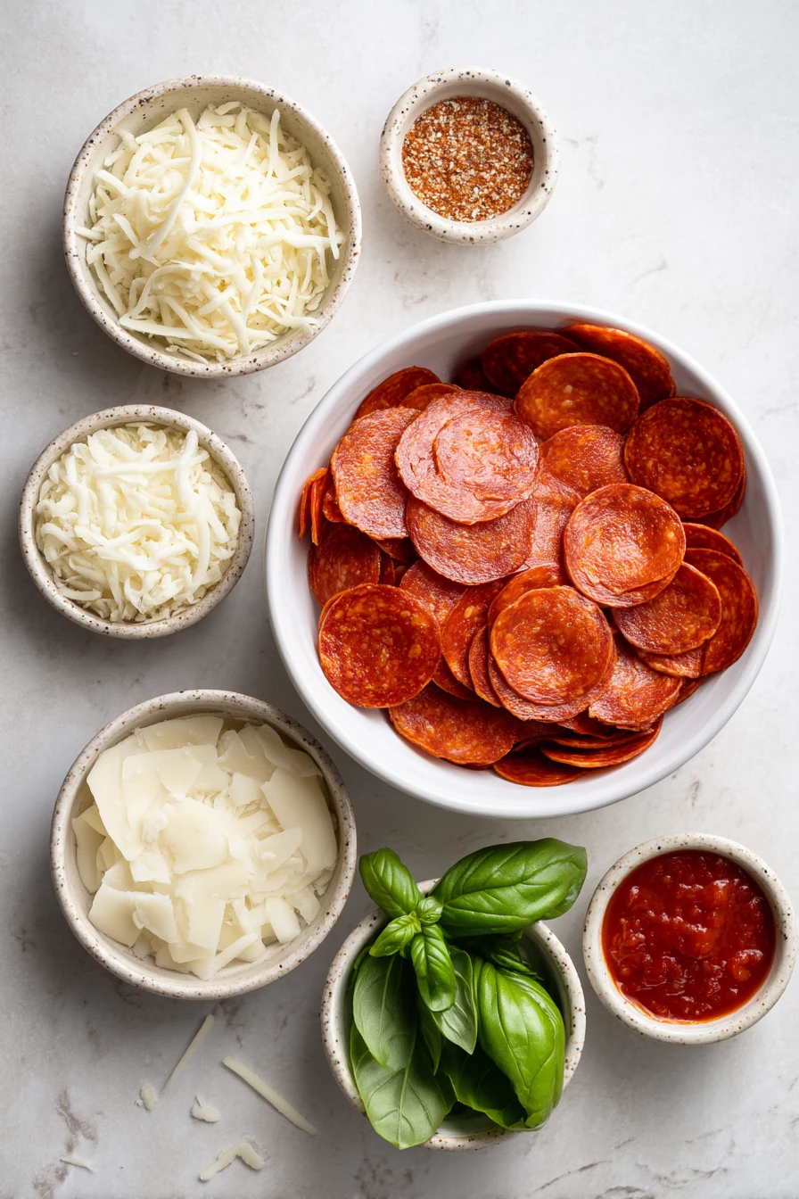 Air Fryer Pepperoni Pizza Chips