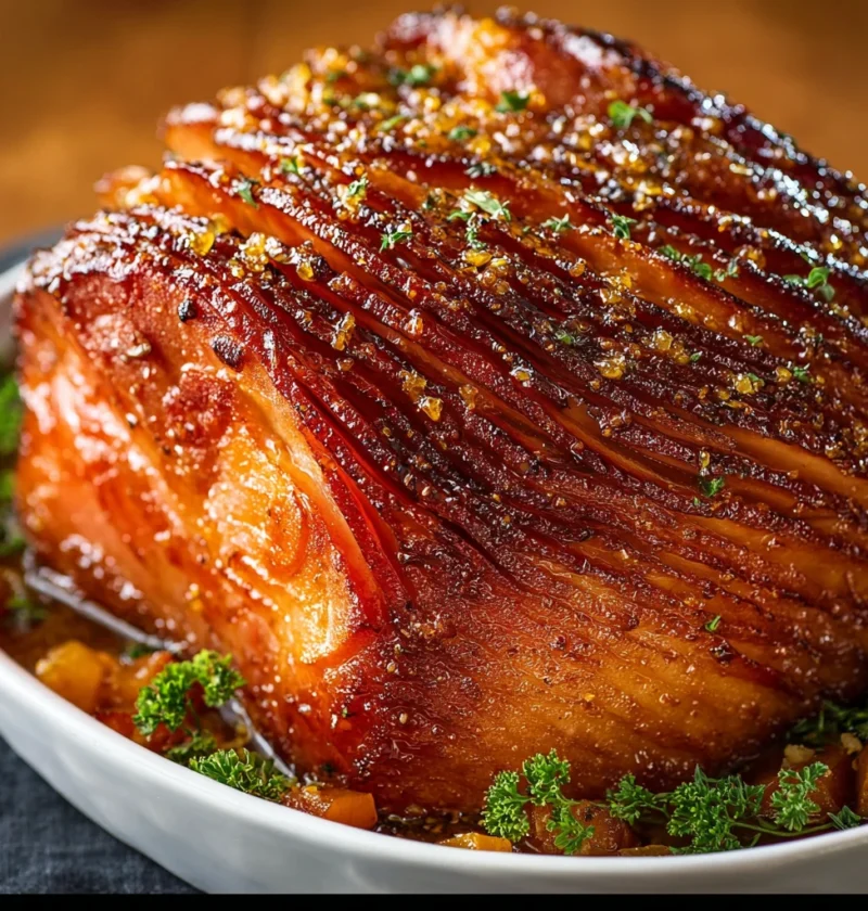 Brown Sugar Glazed Ham Honey Orange Glaze