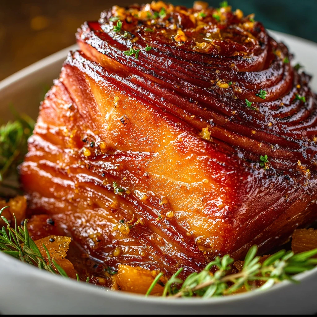 Brown Sugar Glazed Ham Honey Orange Glaze