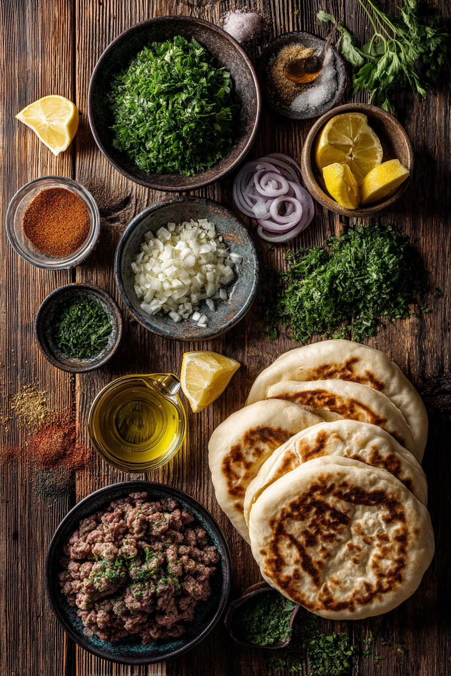Grilled Lamb Pita Arayes