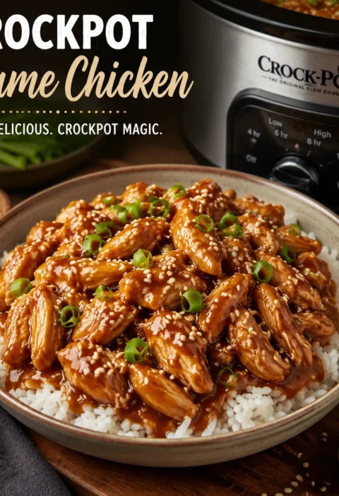 Crockpot Sesame Chicken