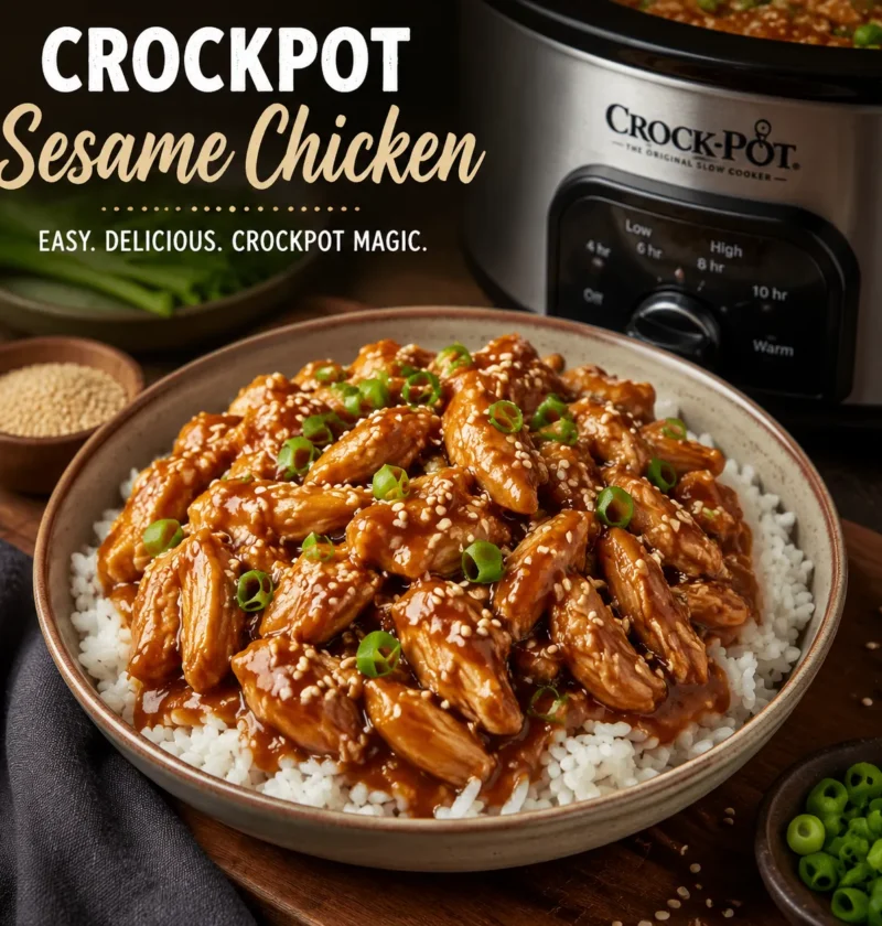 Crockpot Sesame Chicken