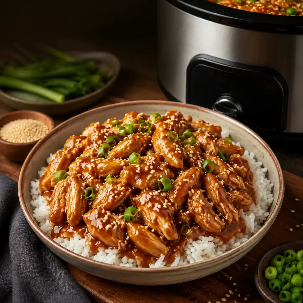 Crockpot Sesame Chicken