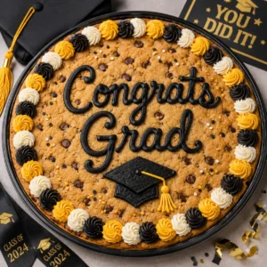 Giant Grad Cookie Cake