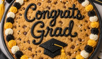 Giant Grad Cookie Cake