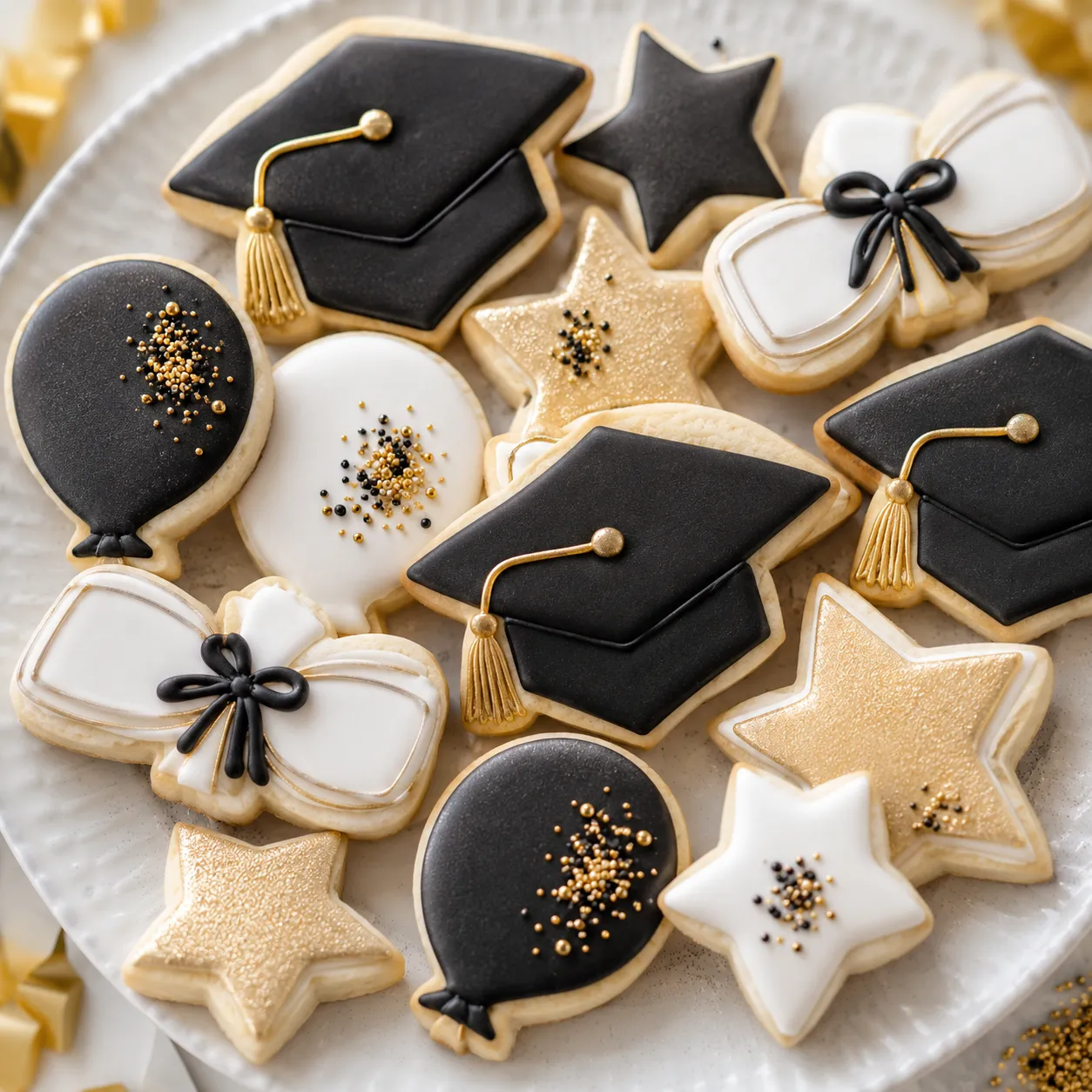 Gluten-Free Grad Cookies for Graduation