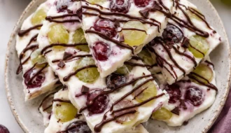 Grape Yogurt Bark