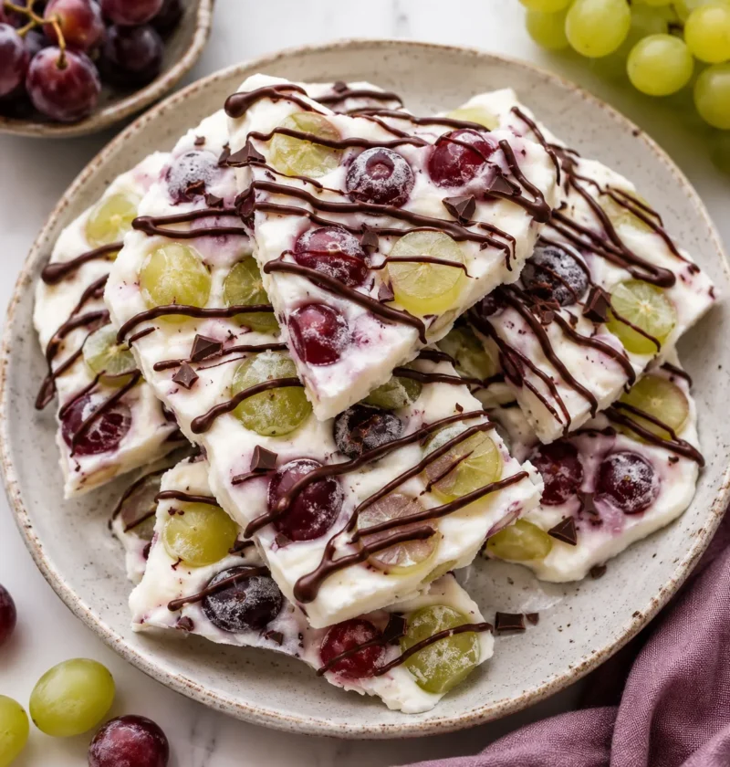 Grape Yogurt Bark