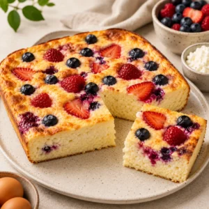 Keto Cottage Cheese Breakfast Bake (Easy High‑Protein Breakfast)