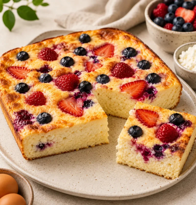 Keto Cottage Cheese Breakfast Bake