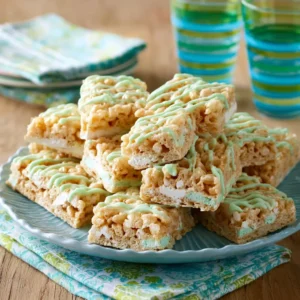 Key Lime Pie Cereal Treats