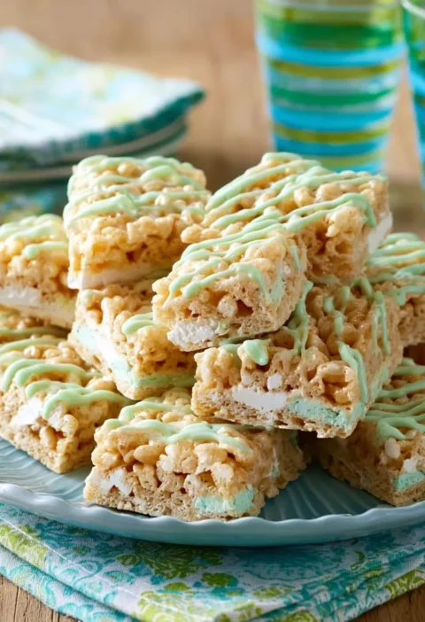 Key Lime Pie Cereal Treats