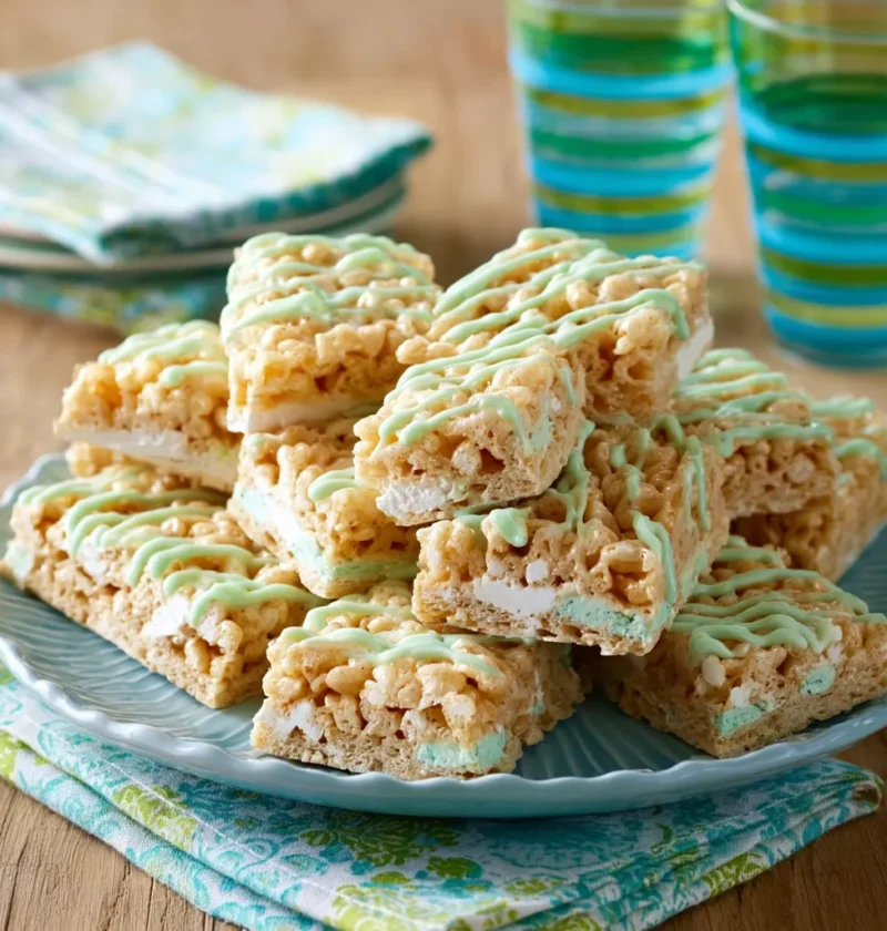 Key Lime Pie Cereal Treats