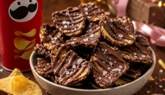 Pringles Chocolate Bark