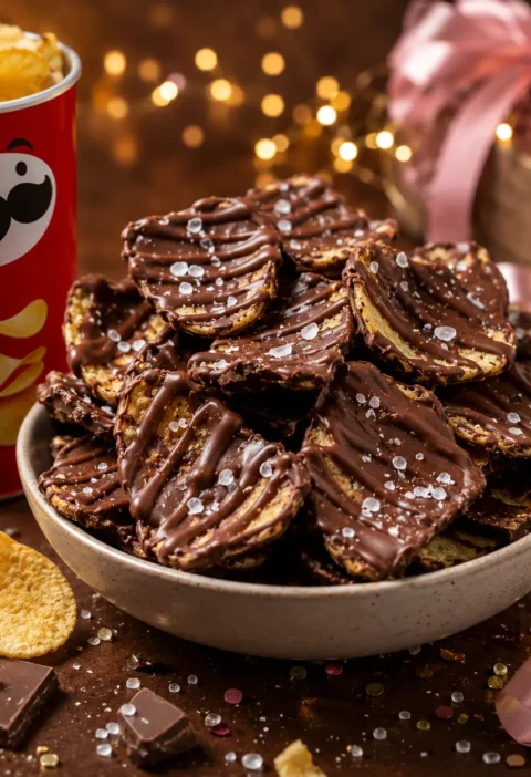 Pringles Chocolate Bark