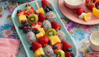 Rainbow Fruit Skewers