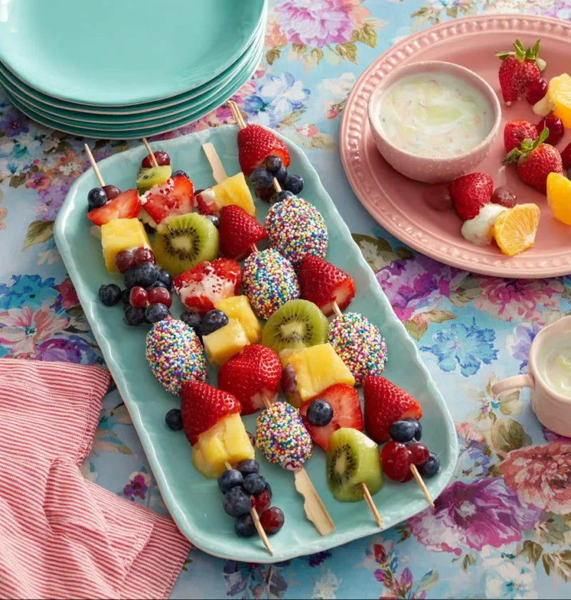 Rainbow Fruit Skewers