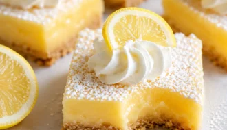 3 Ingredient No-Bake Lemon Bars