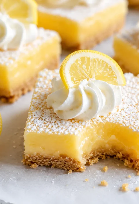 3 Ingredient No-Bake Lemon Bars