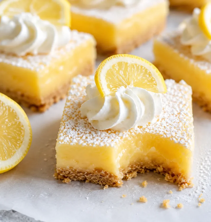 3 Ingredient No-Bake Lemon Bars